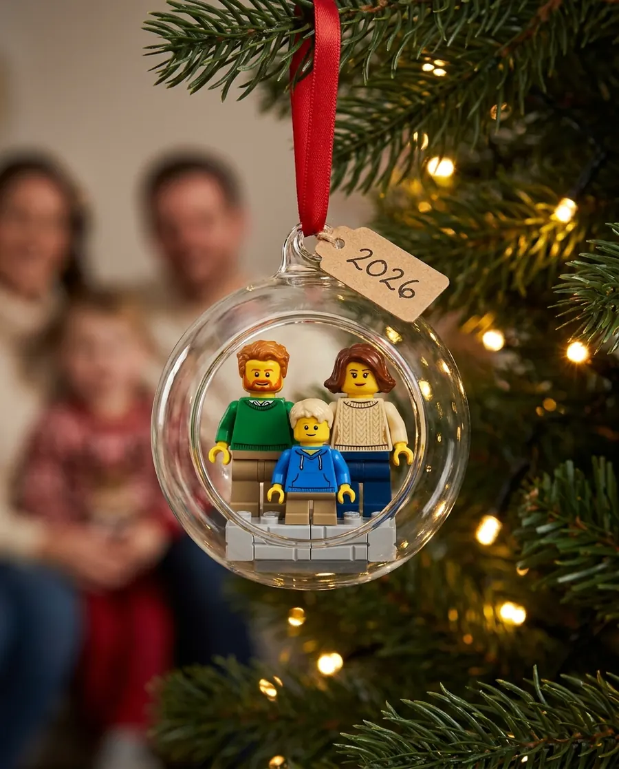 Concept render: custom minifigure gift